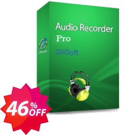 GiliSoft Audio Recorder Pro Lifetime Coupon code 46% discount 