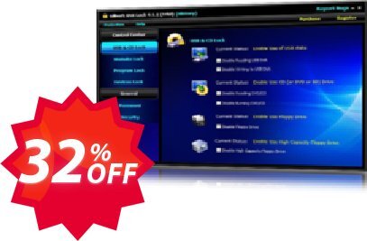 Gilisoft USB Lock Lifetime Coupon code 32% discount 