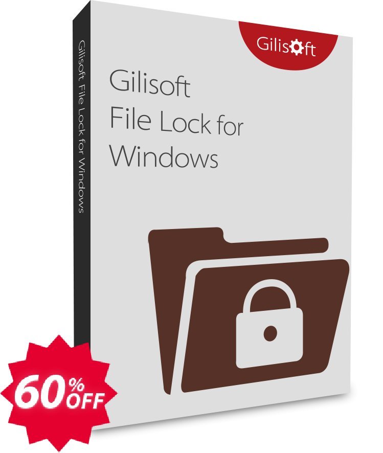 GiliSoft File Lock Lifetime, for 3 PCs  Coupon code 60% discount 