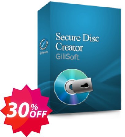 Gilisoft Secure Disc Creator - 3 PC / Lifetime Coupon code 30% discount 