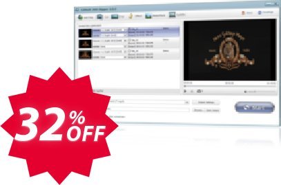 GiliSoft Movie DVD Converter Lifetime Coupon code 32% discount 