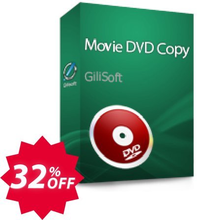 GiliSoft Movie DVD Copy Lifetime Coupon code 32% discount 
