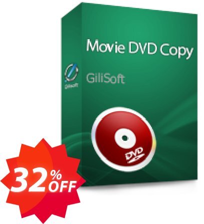 GiliSoft Movie DVD Copy Lifetime Coupon code 32% discount 