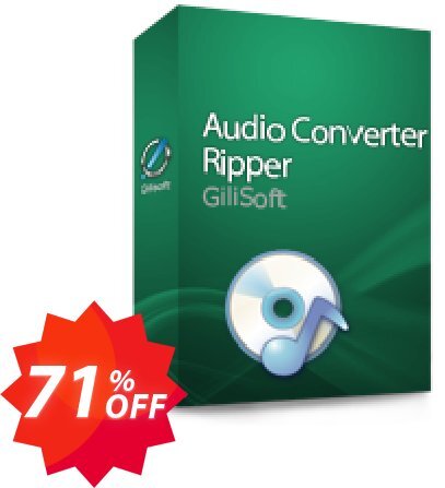 Audio Converter Ripper - Lifetime/3 PC Coupon code 71% discount 