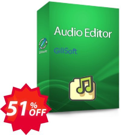 GiliSoft Audio Editor Coupon code 51% discount 
