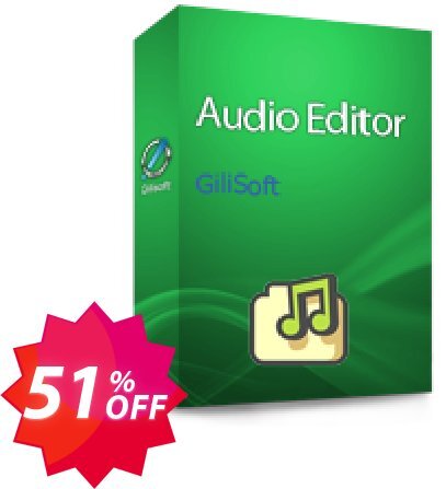 GiliSoft Audio Editor Coupon code 51% discount 