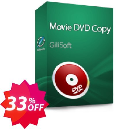 GiliSoft Movie DVD Copy Coupon code 33% discount 