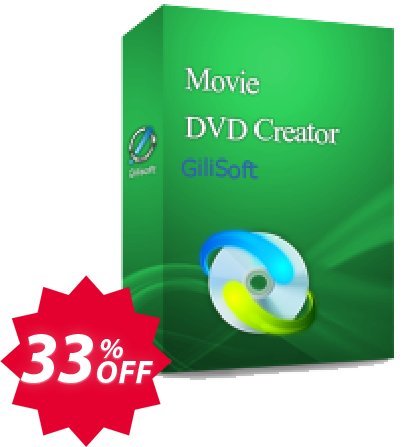 GiliSoft Movie DVD Creator Coupon code 33% discount 