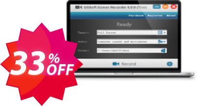 Gilisoft Screen Recorder Coupon code 33% discount 