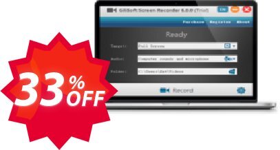 Gilisoft Screen Recorder Coupon code 33% discount 