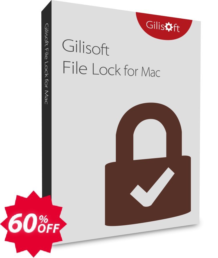 GiliSoft File Lock for MAC Lifetime, for 3 MACs  Coupon code 60% discount 