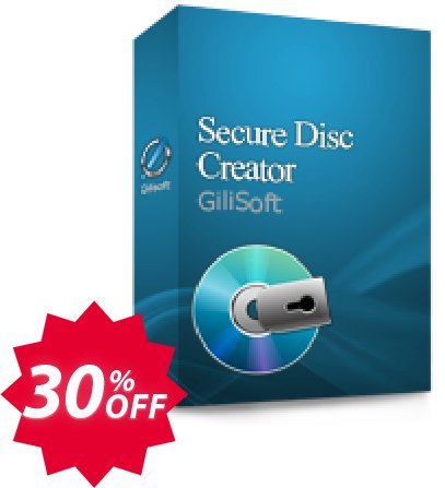Gilisoft Secure Disc Creator  - 50 PC / Lifetime Coupon code 30% discount 