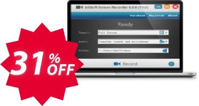 Gilisoft Screen Recorder Pro Lifetime Coupon code 31% discount 