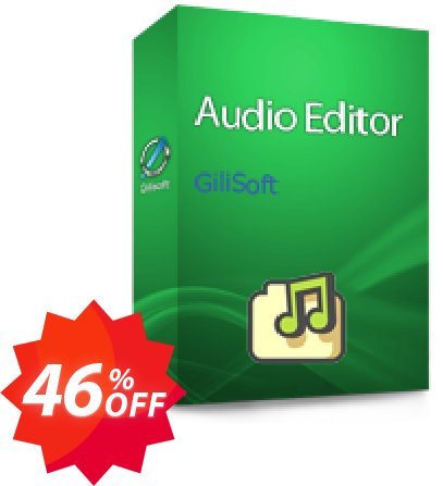 GiliSoft Audio Editor Lifetime Coupon code 46% discount 