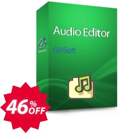 GiliSoft Audio Editor Lifetime Coupon code 46% discount 