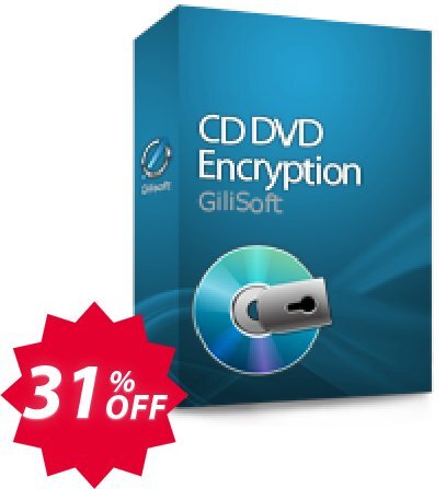 GiliSoft CD DVD Encryption Coupon code 31% discount 