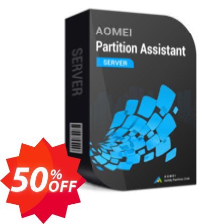 AOMEI Partition Assistant Server + Lifetime Upgrade Coupon code 50% discount 