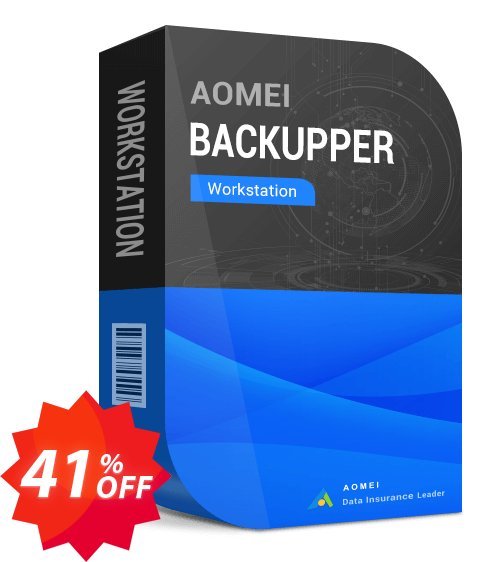 AOMEI Backupper Workstation + Lifetime Upgrades Coupon code 41% discount 