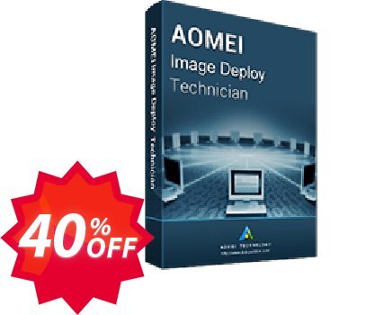 AOMEI Image Deploy Technician Coupon code 40% discount 