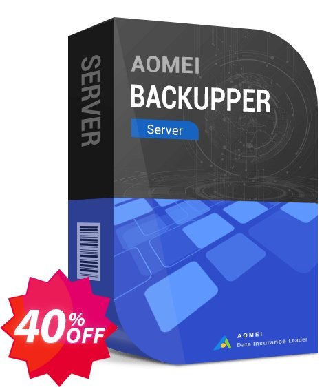 AOMEI Backupper Server Coupon code 40% discount 