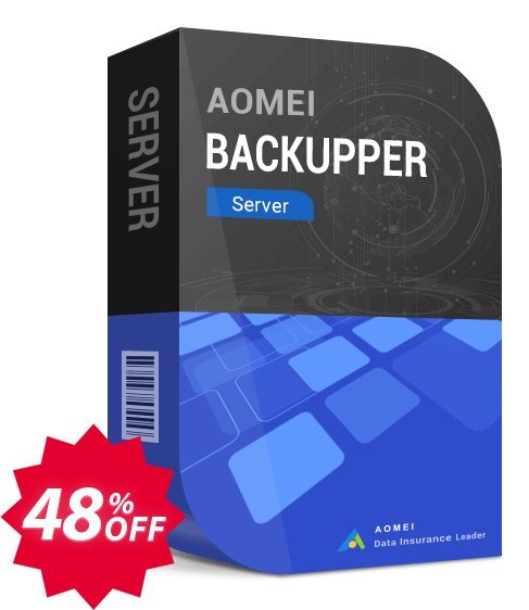 AOMEI Backupper Server + Lifetime Upgrades Coupon code 48% discount 