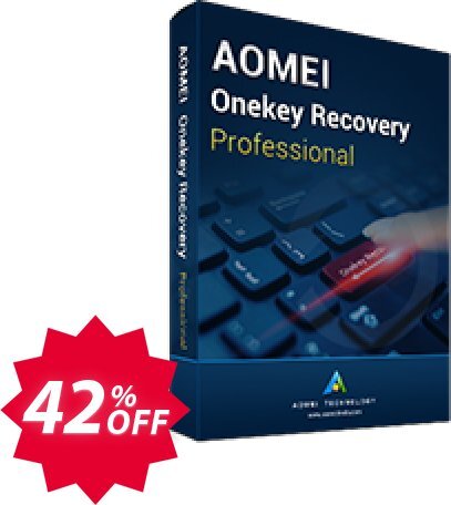 AOMEI OneKey Recovery Professional Lifetime Upgrades Coupon code 42% discount 