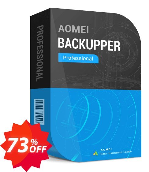 AOMEI Backupper Professional, 1-Year  Coupon code 73% discount 