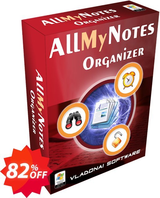 AllMyNotes Organizer Deluxe Edition, Desktop/Portable  Coupon code 82% discount 