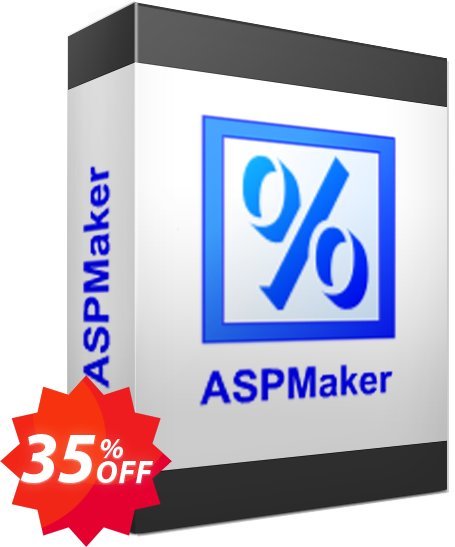 ASPMaker UPGRADE Coupon code 35% discount 