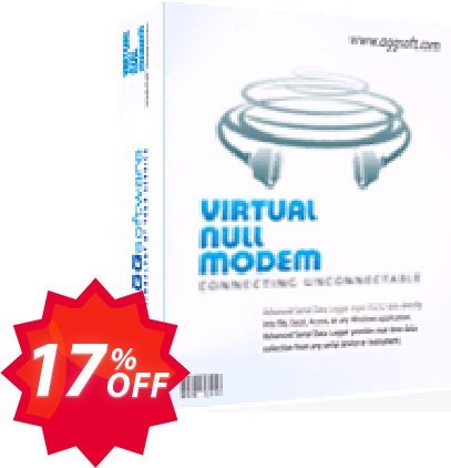 Aggsoft Virtual Null Modem Coupon code 17% discount 