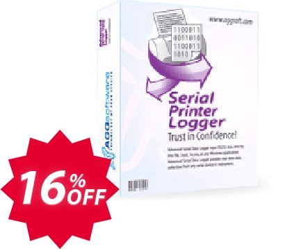 Aggsoft Serial Printer Logger Enterprise Coupon code 16% discount 
