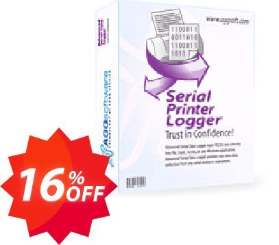 Aggsoft Serial Printer Logger Coupon code 16% discount 
