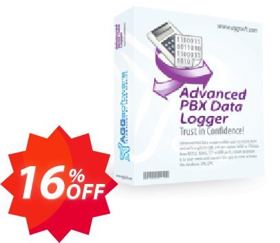 Aggsoft Advanced PBX Data Logger Professional Coupon code 16% discount 