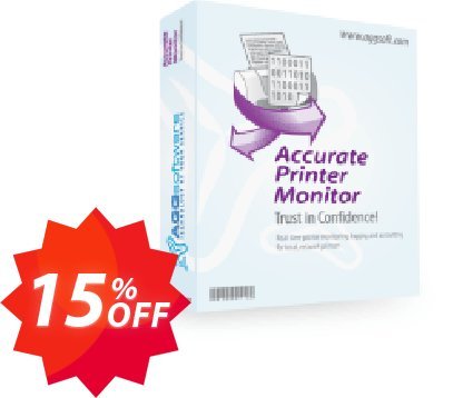 Aggsoft Accurate Printer Monitor Enterprise Coupon code 15% discount 