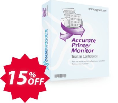 Aggsoft Accurate Printer Monitor Corporate Coupon code 15% discount 