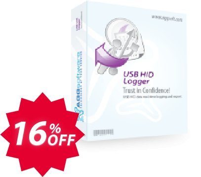 Aggsoft USB HID Logger Enterprise Coupon code 16% discount 