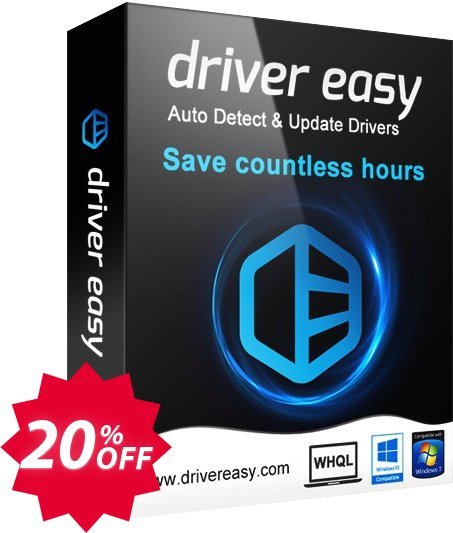 Driver Easy, 100 Computers Plan / Yearly  Coupon code 20% discount 