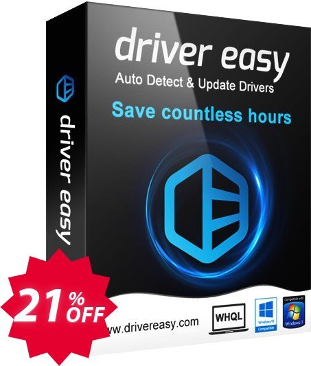 DriverEasy for 5 PC Coupon code 21% discount 