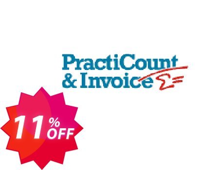 PractiCount and Invoice Coupon code 11% discount 