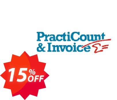 PractiCount and Invoice Business Edition Site Plan Coupon code 15% discount 