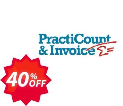 PractiCount and Invoice Business Edition Site Plan Coupon code 40% discount 