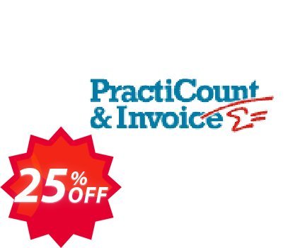 PractiCount and Invoice Standard Edition Site Plan Coupon code 25% discount 