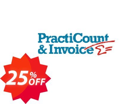 PractiCount and Invoice 4.0 Standard Edition World Plan Coupon code 25% discount 