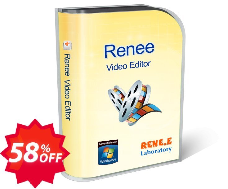 Renee Video Editor, MAC  Coupon code 58% discount 