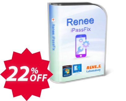 Renee iPassFix For WINDOWS Coupon code 22% discount 