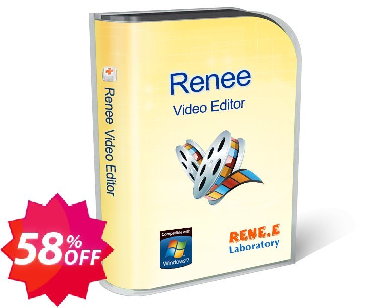 Renee Video Editor Coupon code 58% discount 