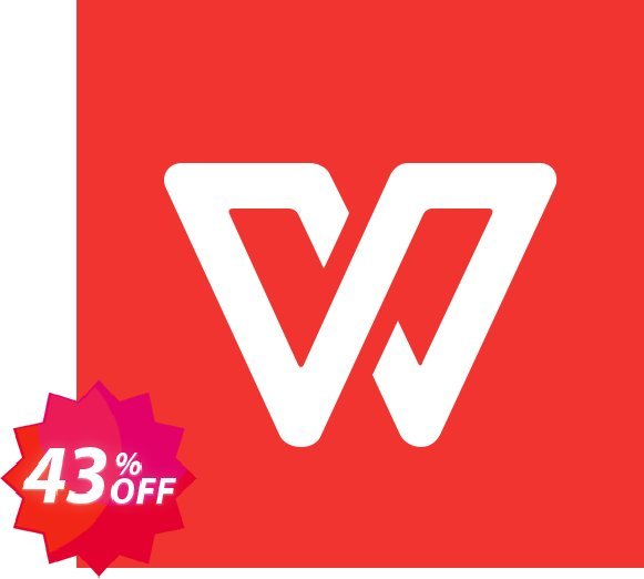 WPS Office Premium Coupon code 43% discount 