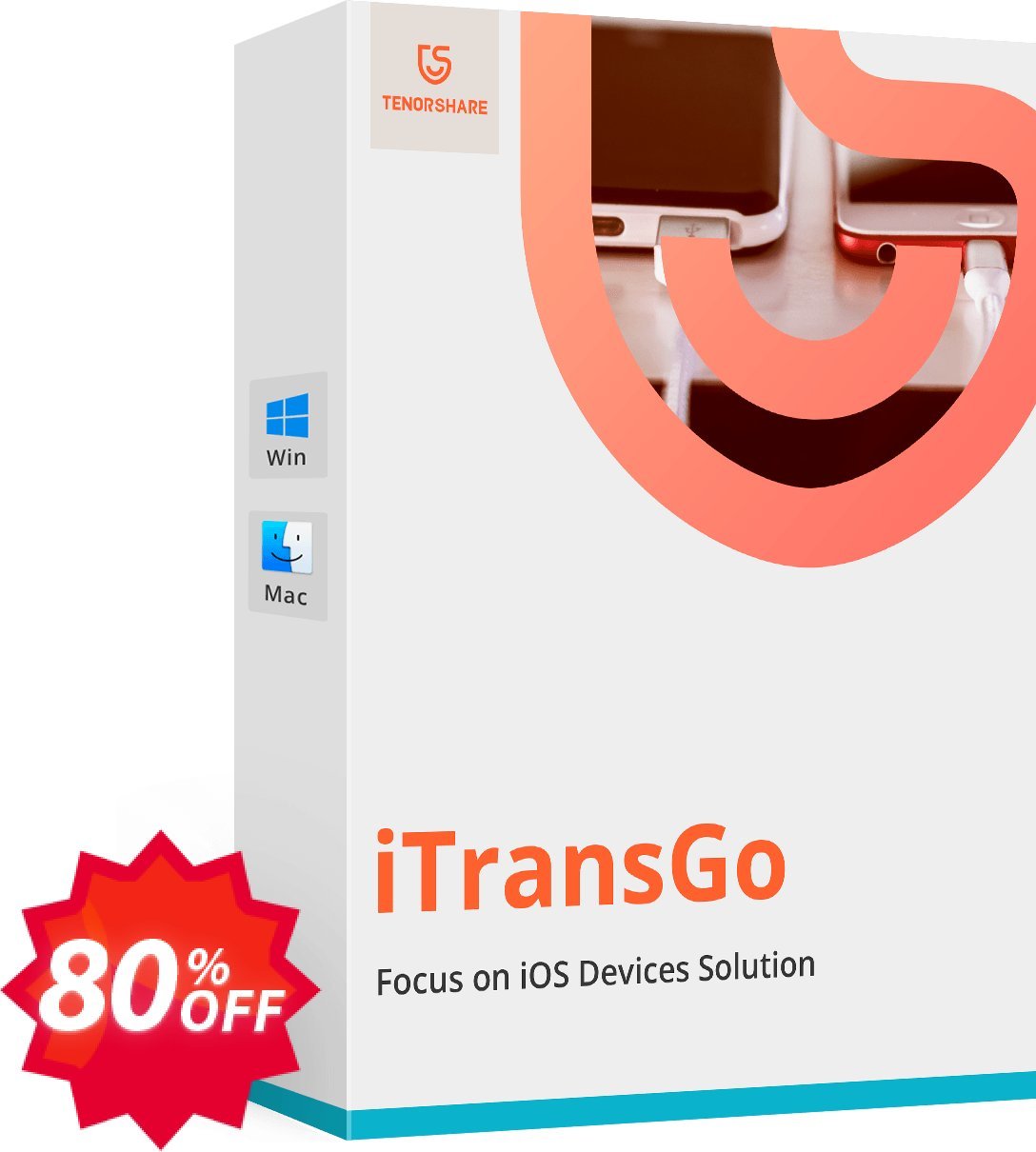 Tenorshare iTransGo, Yearly Plan  Coupon code 80% discount 