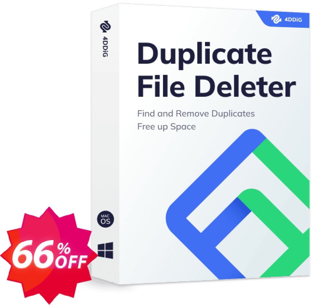 4DDiG Duplicate File Deleter, Yearly Plan  Coupon code 66% discount 