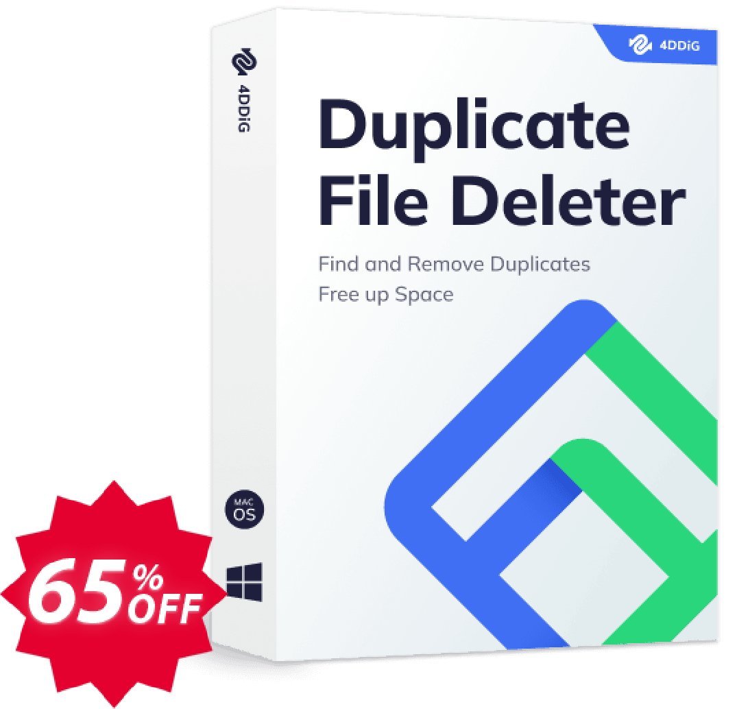 4DDiG Duplicate File Deleter for MAC, Lifetime  Coupon code 65% discount 